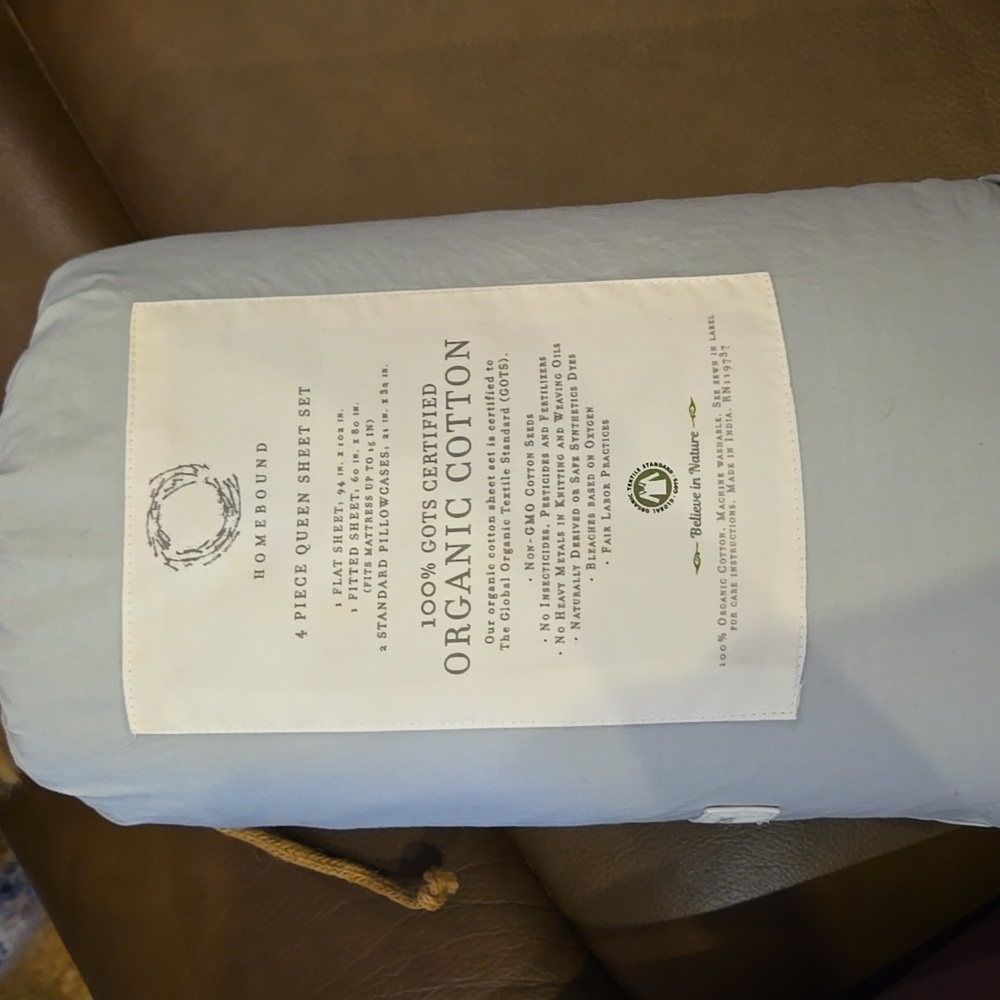 Organic Cotton Queen Sheet Set